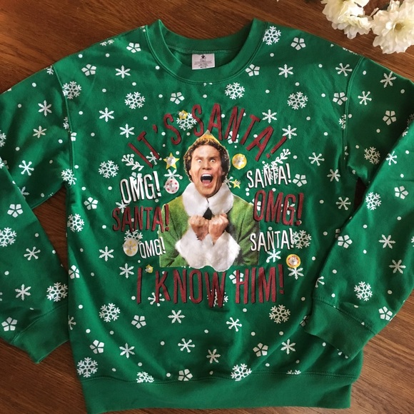 elf light up sweatshirt